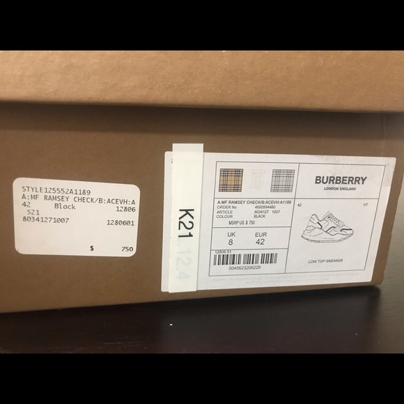 Burberry sneakers - Picture 8 of 8